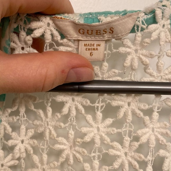 Beautiful Asymmetrical Teal Guess Dress - Picture 3 of 4